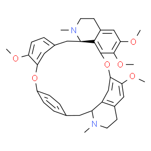 粉防己堿；漢防己甲素